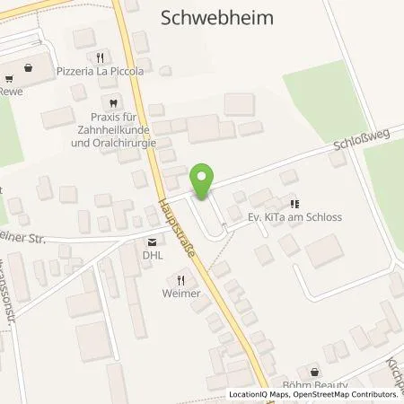 Standortübersicht der Tankstelle ÜZ Mainfranken eG in 97525 Schwebheim