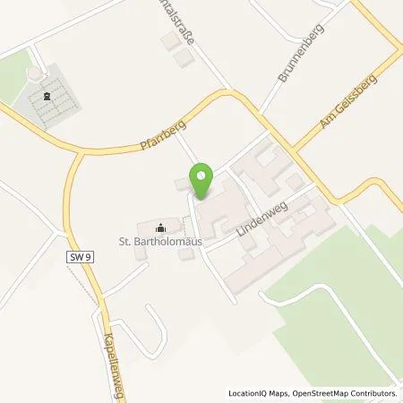 Standortübersicht der Tankstelle ÜZ Mainfranken eG in 97535 Wasserlosen