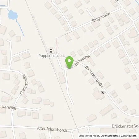 Standortübersicht der Tankstelle ÜZ Mainfranken eG in 97490 Poppenhausen