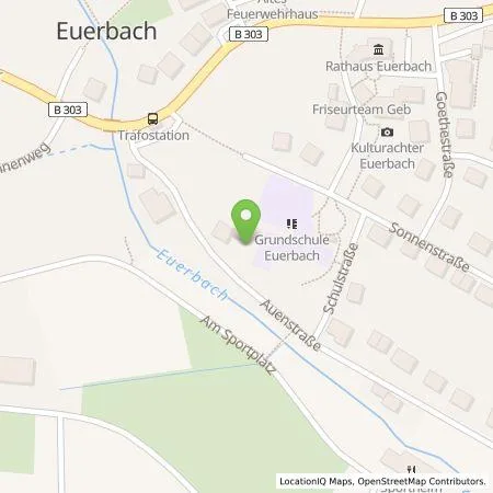 Standortübersicht der Tankstelle ÜZ Mainfranken eG in 97502 Euerbach