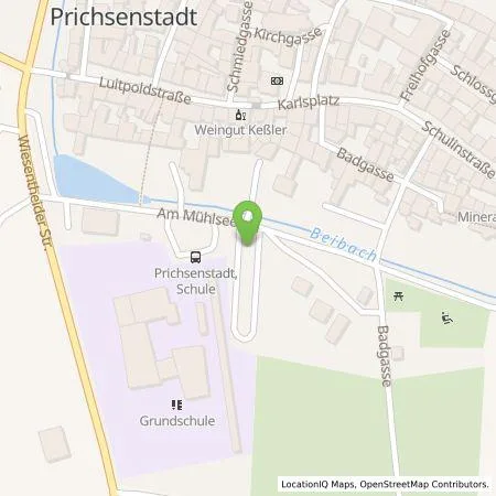 Standortübersicht der Tankstelle ÜZ Mainfranken eG in 97357 Prichsenstadt