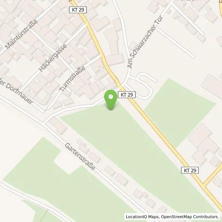 Standortübersicht der Tankstelle ÜZ Mainfranken eG in 97334 Sommerach