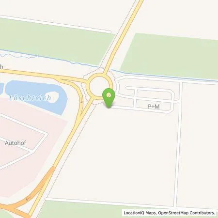 Standortübersicht der Tankstelle ÜZ Mainfranken eG in 97447 Werneck