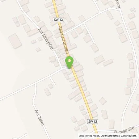 Standortübersicht der Tankstelle ÜZ Mainfranken eG in 97440 Schraudenbach