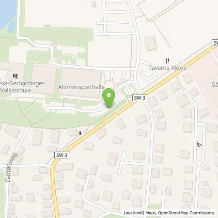 Standortübersicht der Tankstelle ÜZ Mainfranken eG in 97506 Grafenrheinfeld