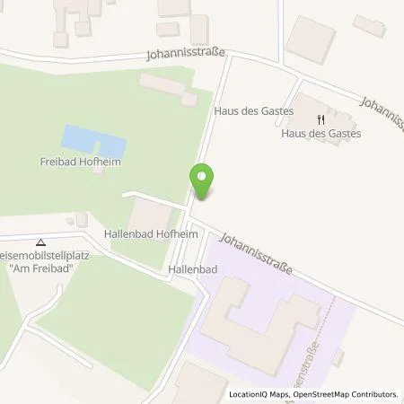 Standortübersicht der Tankstelle ÜZ Mainfranken eG in 97461 Hofheim in Unterfranken