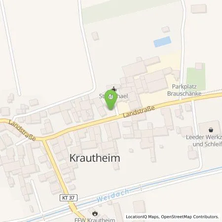 Standortübersicht der Tankstelle ÜZ Mainfranken eG in 97332 Volkach