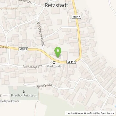 Standortübersicht der Tankstelle ÜZ Mainfranken eG in 97282 Retzstadt