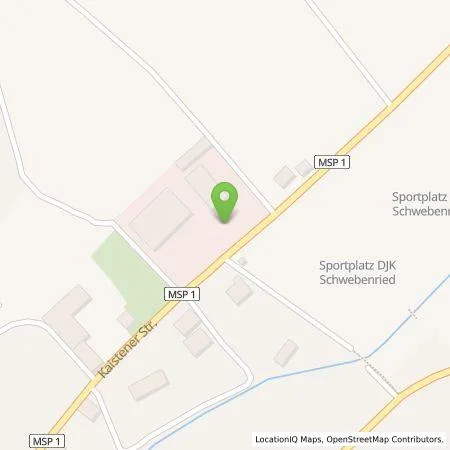 Standortübersicht der Tankstelle ÜZ Mainfranken eG in 97450 Schwebenried