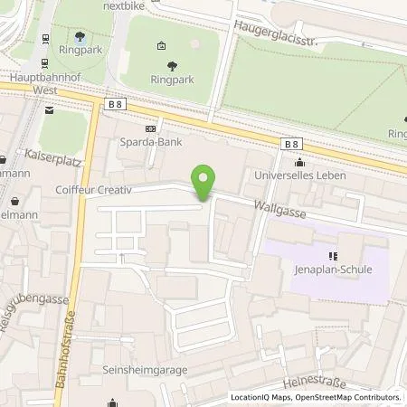 Standortübersicht der Tankstelle Stadtwerke Würzburg AG in 97070 Würzburg