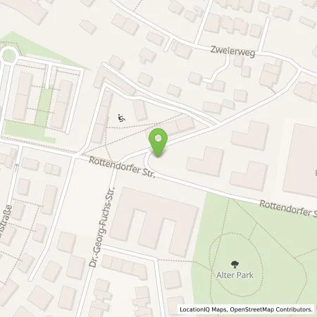 Standortübersicht der Tankstelle Stadtwerke Würzburg AG in 97080 Würzburg