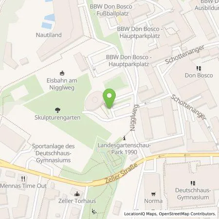 Standortübersicht der Tankstelle Stadtwerke Würzburg AG in 97082 Würzburg