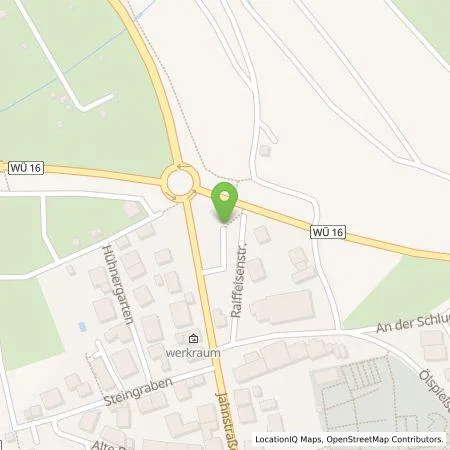 Standortübersicht der Tankstelle Stadtwerke Würzburg AG in 97286 Sommerhausen