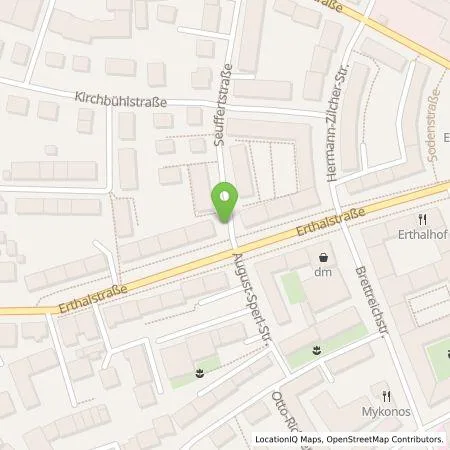 Standortübersicht der Tankstelle Stadtwerke Würzburg AG in 97074 Würzburg