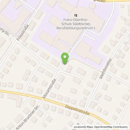 Standortübersicht der Tankstelle Stadtwerke Würzburg AG in 97074 Würzburg