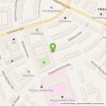 Standortübersicht der Tankstelle Stadtwerke Würzburg AG in 97074 Würzburg