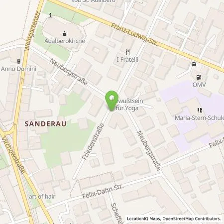 Standortübersicht der Tankstelle Stadtwerke Würzburg AG in 97072 Würzburg