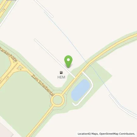 Standortübersicht der Tankstelle Stadtwerke Würzburg AG in 97076 Würzburg