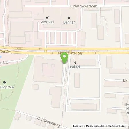 Standortübersicht der Tankstelle Stadtwerke Würzburg AG in 97082 Würzburg