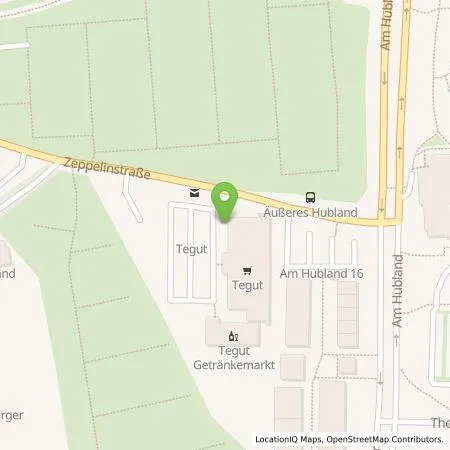 Standortübersicht der Tankstelle Stadtwerke Würzburg AG in 97074 Würzburg