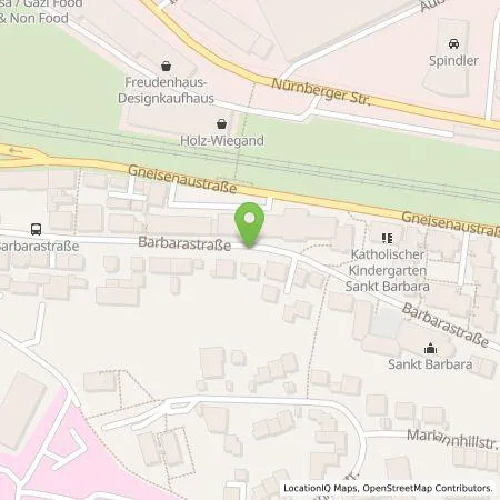 Standortübersicht der Tankstelle Stadtwerke Würzburg AG in 97074 Würzburg