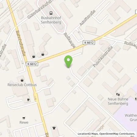 Standortübersicht der Tankstelle Mark-E Aktiengesellschaft in 01968 Senftenberg