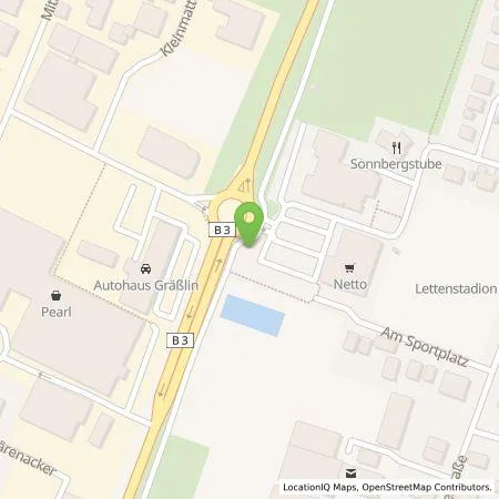 Standortübersicht der Tankstelle Bidirex GmbH in 79424 Auggen