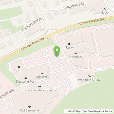 Standortübersicht der Tankstelle Numbat GmbH in 97616 Bad Neustadt a.d.Saale