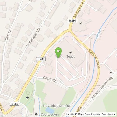 Standortübersicht der Tankstelle Numbat GmbH in 97769 Bad Brückenau