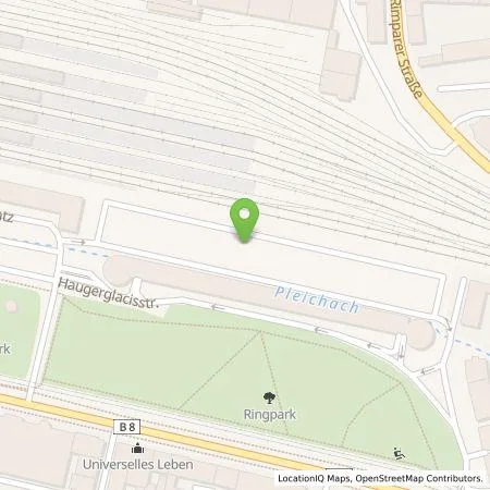 Standortübersicht der Tankstelle Stadtwerke Würzburg AG in 97080 Würzburg