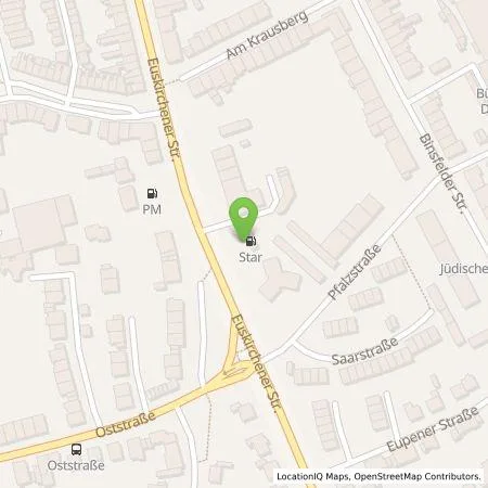 Standortübersicht der Tankstelle Stadtwerke Düren GmbH in 52351 Düren