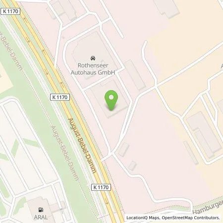 Standortübersicht der Tankstelle Voets Autozentrum Magdeburg Nord GmbH in 39126 Magdeburg