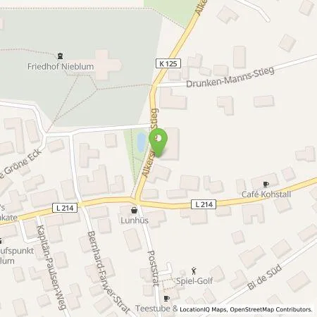 Standortübersicht der Tankstelle GP Joule Connect GmbH in 25938 Nieblum auf Föhr