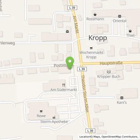 Standortübersicht der Tankstelle GP Joule Connect GmbH in 24848 Kropp