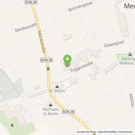 Standortübersicht der Tankstelle GP Joule Connect GmbH in 86690 Mertingen