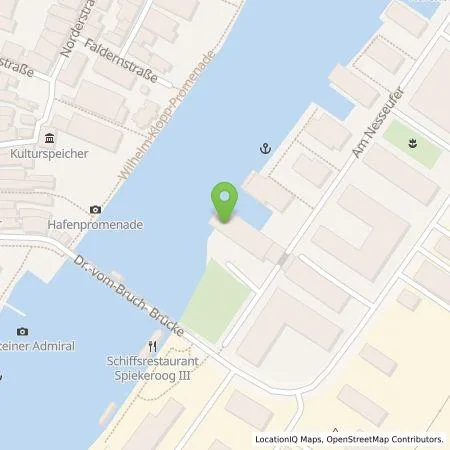 Standortübersicht der Tankstelle GP Joule Connect GmbH in 26789 Leer (Ostfriesland)