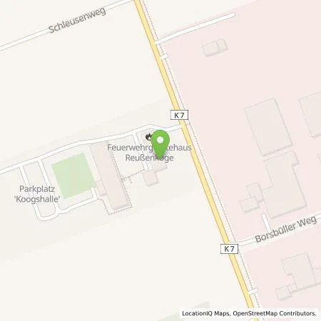 Standortübersicht der Tankstelle GP Joule Connect GmbH in 25821 Reußenköge