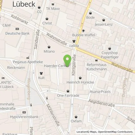 Standortübersicht der Tankstelle GP Joule Connect GmbH in 23552 Lübeck