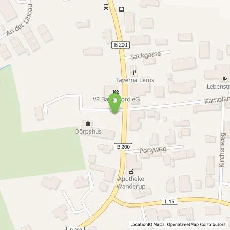 Standortübersicht der Tankstelle GP Joule Connect GmbH in 24997 Wanderup