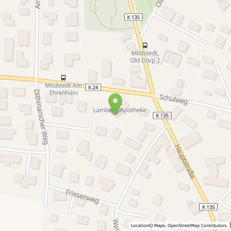 Standortübersicht der Tankstelle GP Joule Connect GmbH in 25866 Mildstedt