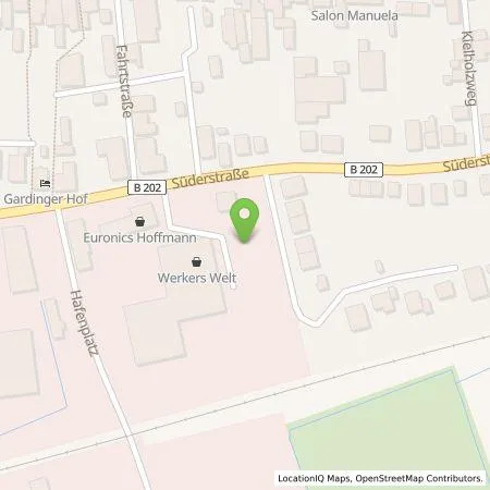 Standortübersicht der Tankstelle GP Joule Connect GmbH in 25836 Garding