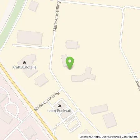 Standortübersicht der Tankstelle team energie GmbH & Co. KG in 24941 Flensburg