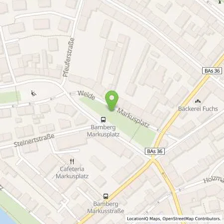 Standortübersicht der Tankstelle Stadtwerke Bamberg Verkehrs- und Park GmbH in 96047 Bamberg