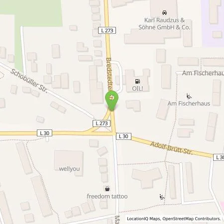 Standortübersicht der Tankstelle GP Joule Connect GmbH in 25813 Husum