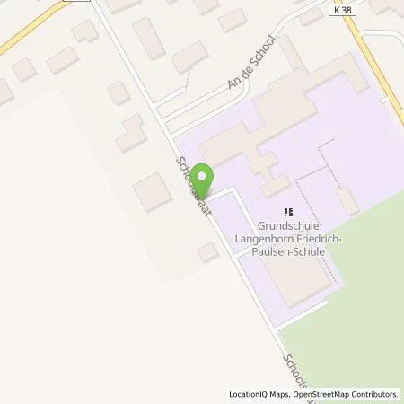 Standortübersicht der Tankstelle GP Joule Connect GmbH in 25842 Langenhorn