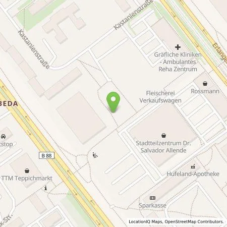 Standortübersicht der Tankstelle GP Joule Connect GmbH in 07747 Jena