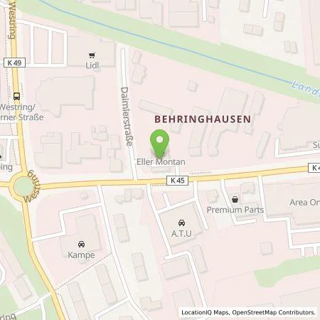 Standortübersicht der Tankstelle GP Joule Connect GmbH in 44575 Castrop-Rauxel