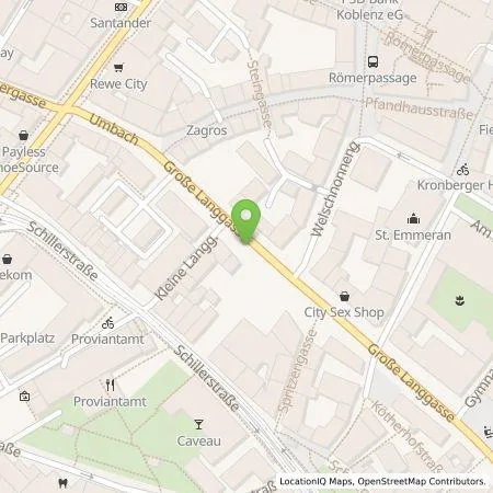 Standortübersicht der Tankstelle Mainzer Stadtwerke AG in 55116 Mainz