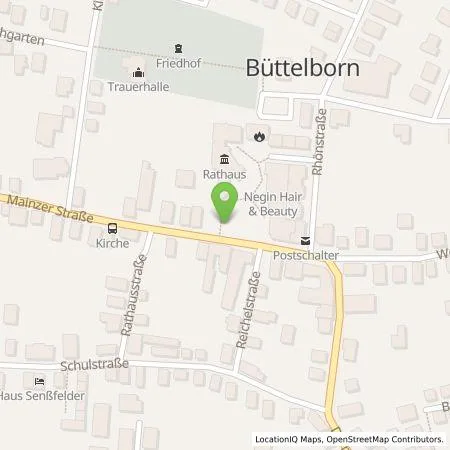 Standortübersicht der Tankstelle Mainzer Stadtwerke AG in 64572 Büttelborn