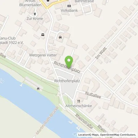 Standortübersicht der Tankstelle Mainzer Stadtwerke AG in 64560 Erfelden